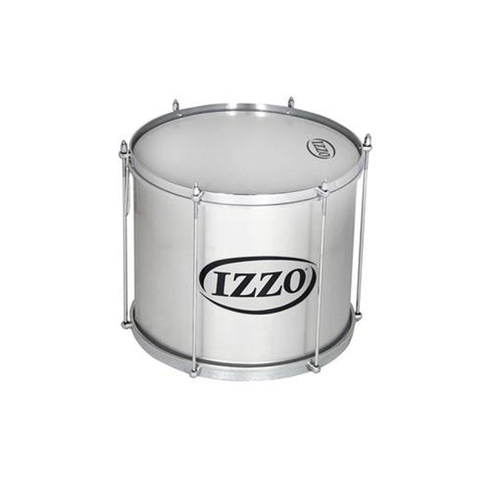 Surdo 14 Polegadas X 30 cm Alumínio com Pele Leitosa - IZZO