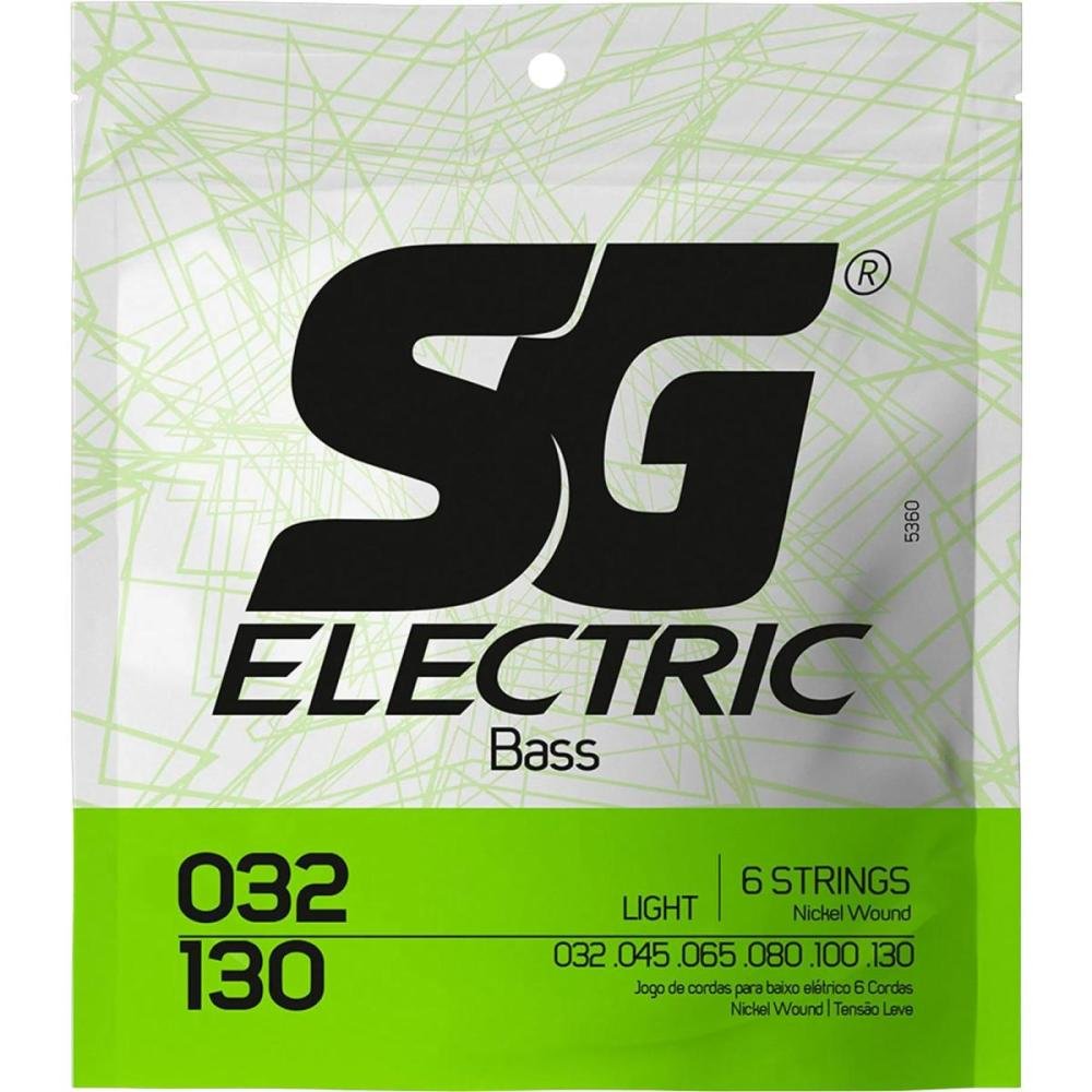 Encordoamento Para Baixo 6 Cordas 0.32 Light Sg Un.Venda: Pc/1