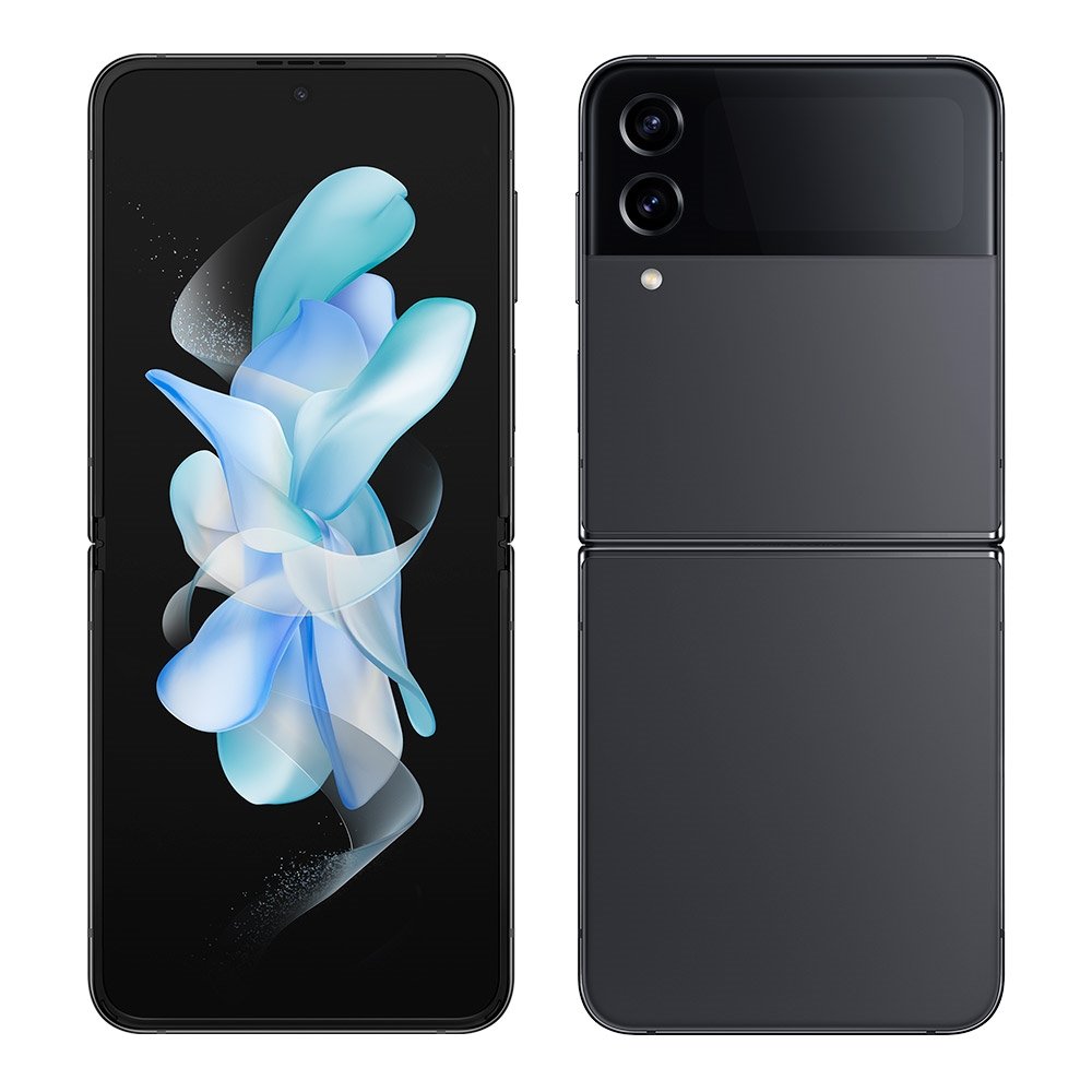 Smartphone Samsung Galaxy Z Flip4, Preto, Tela de 6.7", 5G+Wi-Fi+NFC, And. 12, Câm. Tras. de 12+12MP, Frontal de 10MP, 256GB