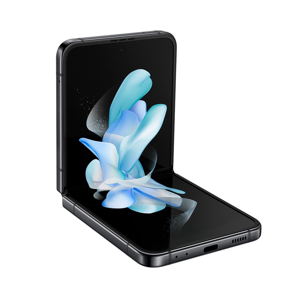 Smartphone Samsung Galaxy Z Flip4, Preto, Tela de 6.7", 5G+Wi-Fi+NFC, And. 12, Câm. Tras. de 12+12MP, Frontal de 10MP, 256GB
