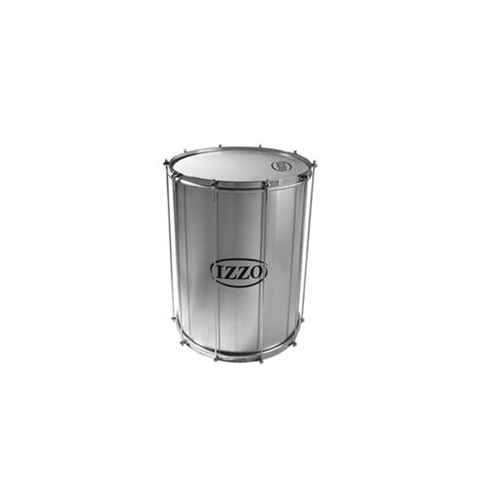 Surdo Samba 18 Polegadas X 55 cm Alumínio com Pele Leitosa - IZZO