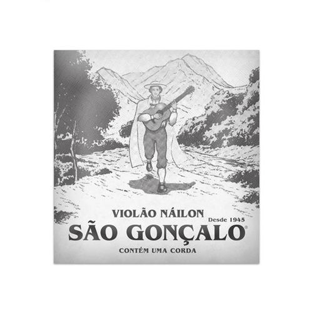 Corda 3ª SOL Nylon Cristal para Violão - SÃO GONÇALO