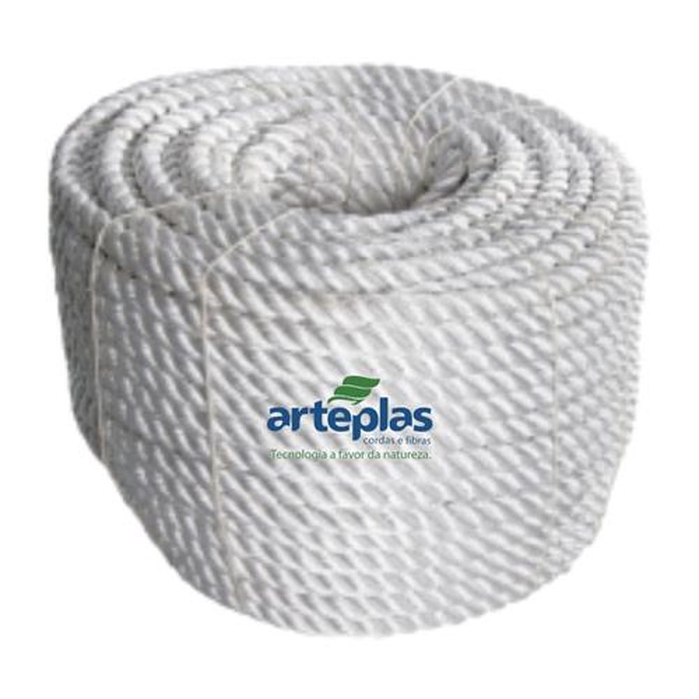 Corda Torcida PET 22mm Branca com 220 metros