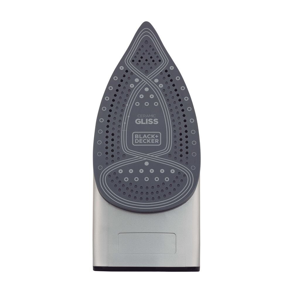 Ferro a Vapor e Seco Base Antiaderente Ceramic Gliss Antigotejamento Spray Vapor Extra e Vertical Black+Decker FX2700BR 127V