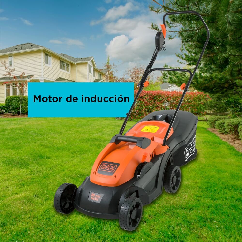 Cortador de Grama de 38cm 1600W com Coletor 45L Motor Indução Black+Decker GR3800BR 127V