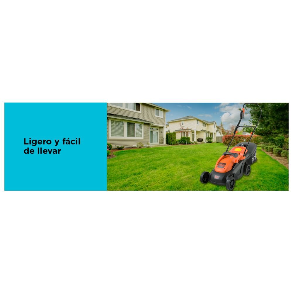 Cortador de Grama de 38cm 1600W com Coletor 45L Motor Indução Black+Decker GR3800BR 127V