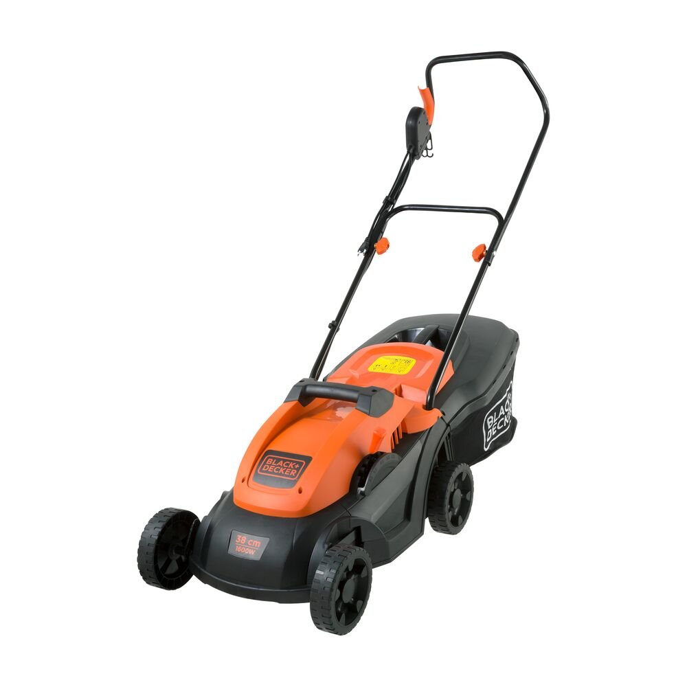 Cortador de Grama de 38cm 1600W com Coletor 45L Motor Indução Black+Decker GR3800BR 127V