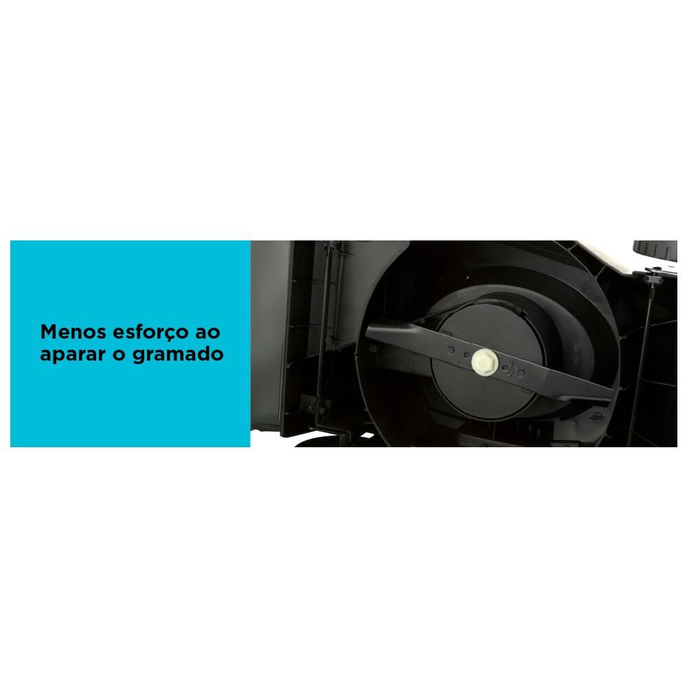 Cortador de Grama de 38cm 1600W com Coletor 45L Motor Indução Black+Decker GR3800BR 127V