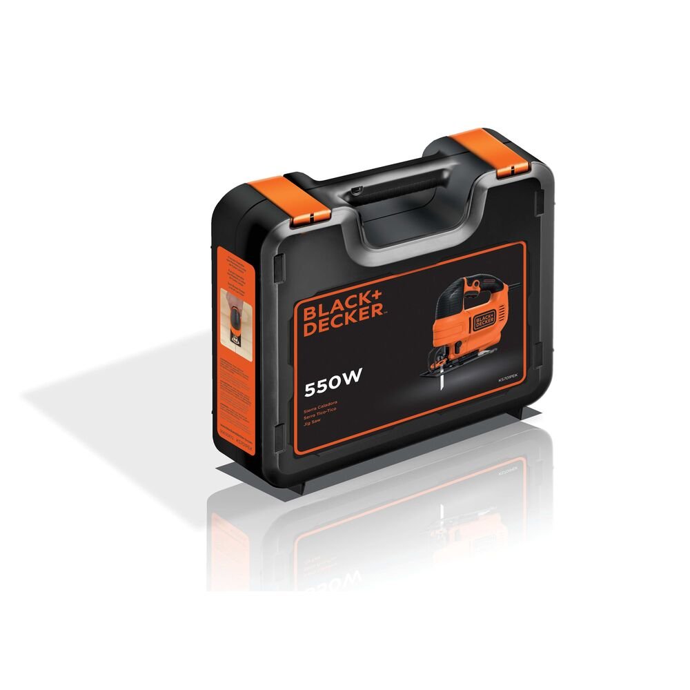 Serra Tico-Tico 550W Com Ação Pendular e Maleta Black+Decker 220V