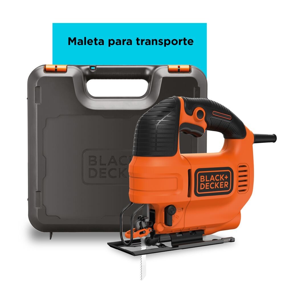 Serra Tico-Tico 550W Com Ação Pendular e Maleta Black+Decker 220V