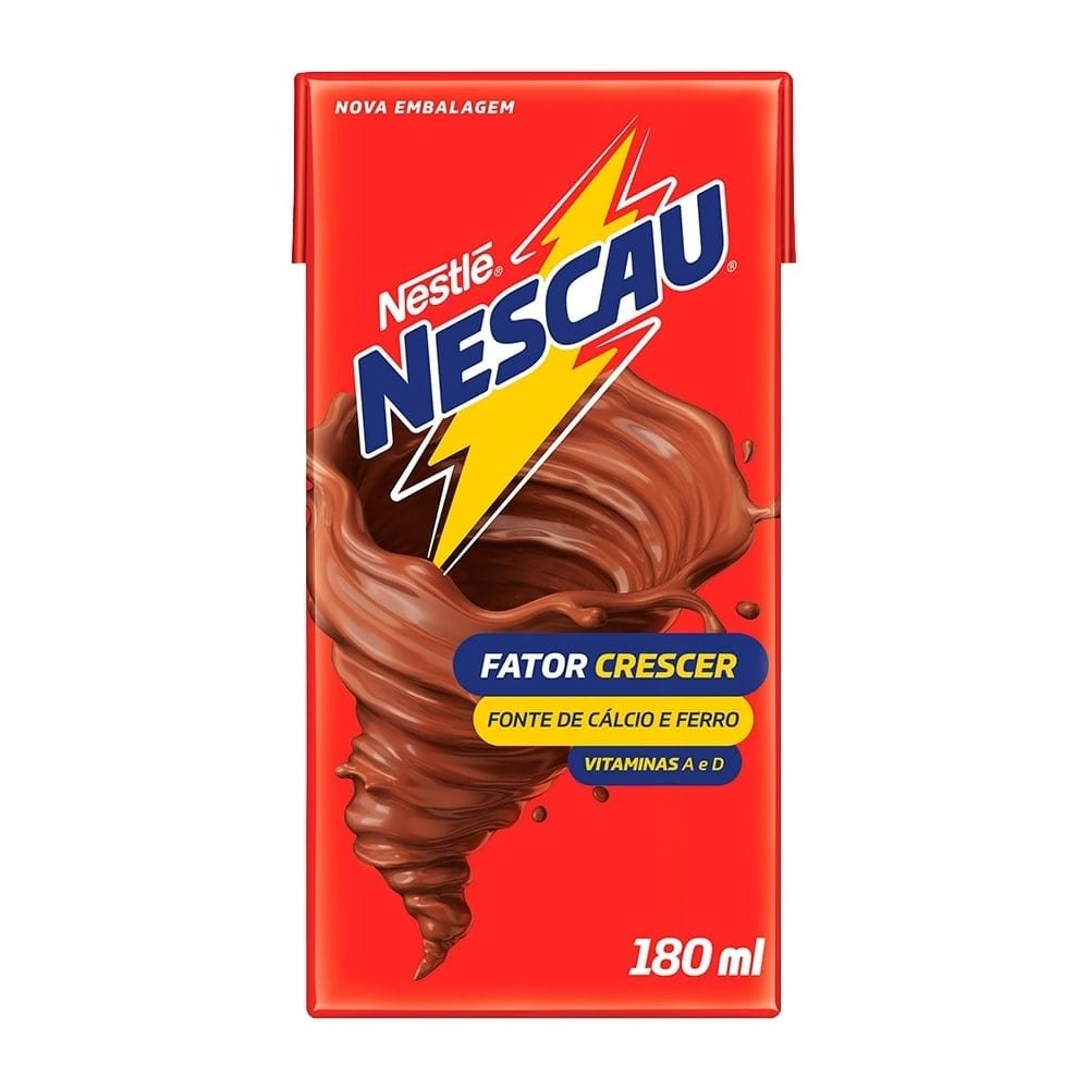 Bebida Láctea Nescau 180ml - Embalagem com 27 Unidades