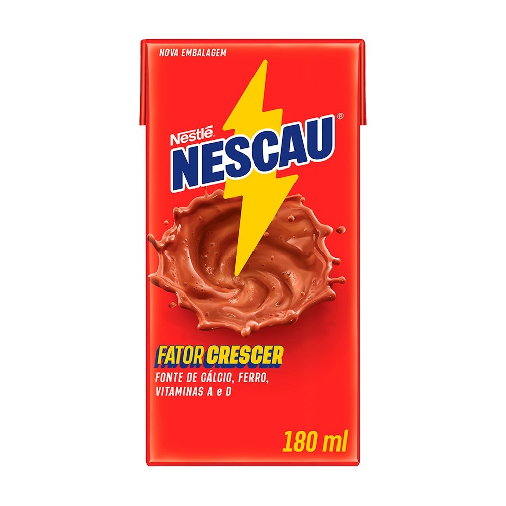 Bebida Láctea Nescau 180ml - Embalagem com 27 Unidades