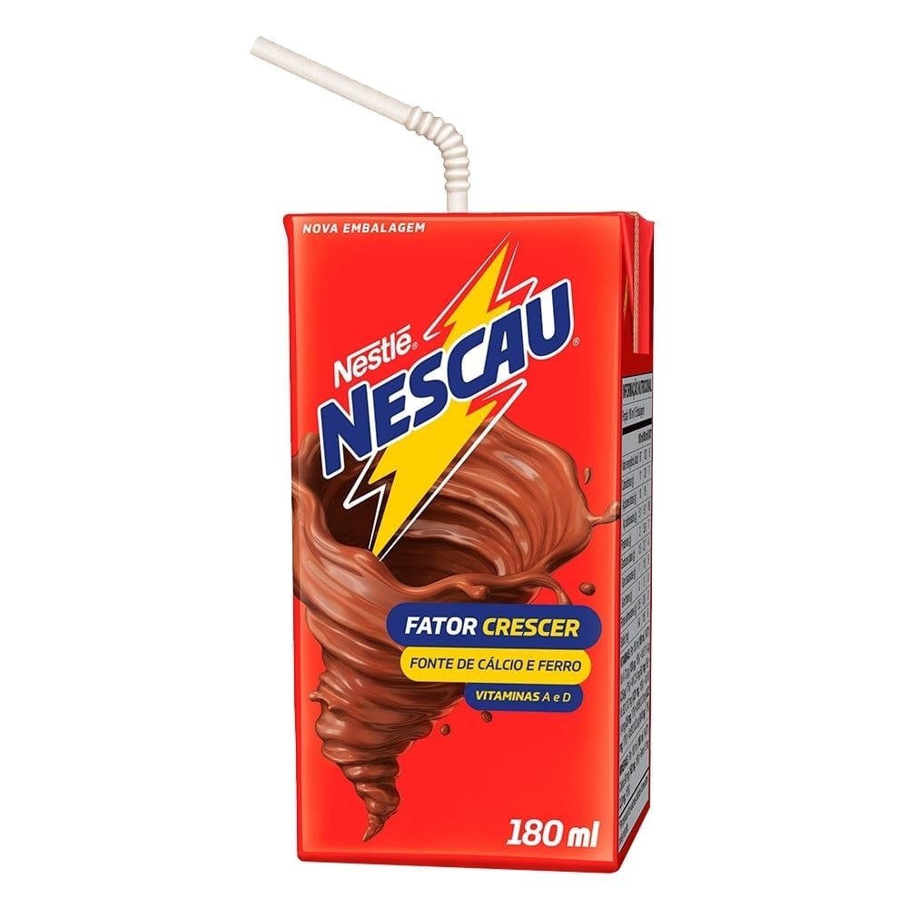 Bebida Láctea Nescau 180ml - Embalagem com 27 Unidades