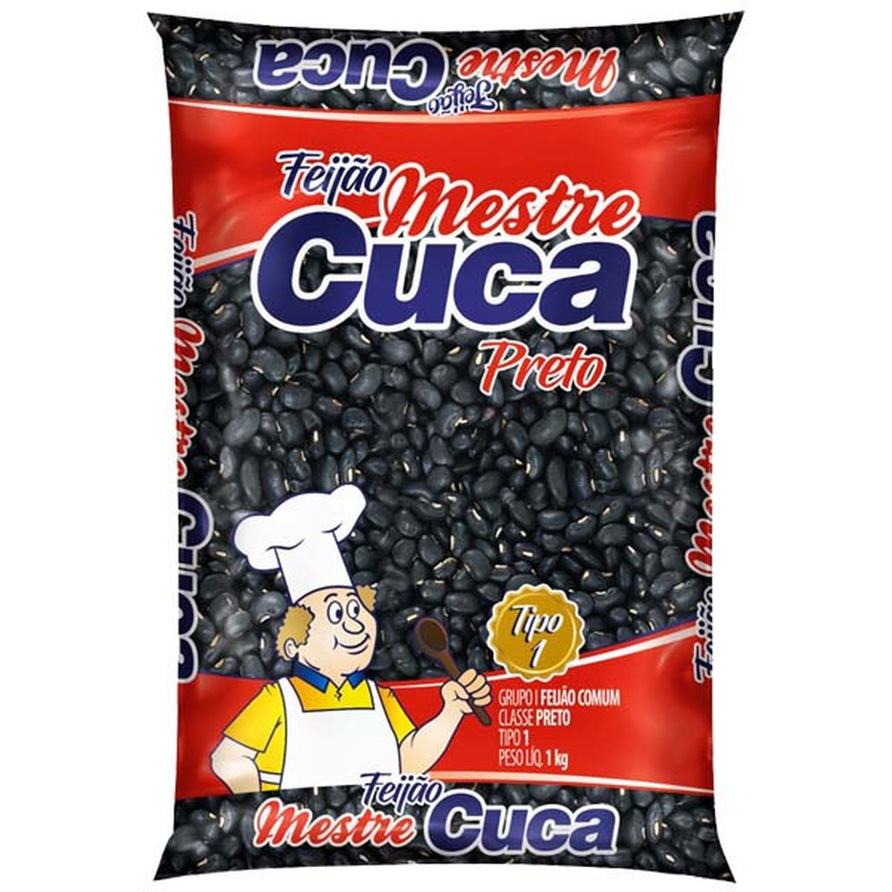 Feijão Preto Mestre Cuca TP1 10x1kg