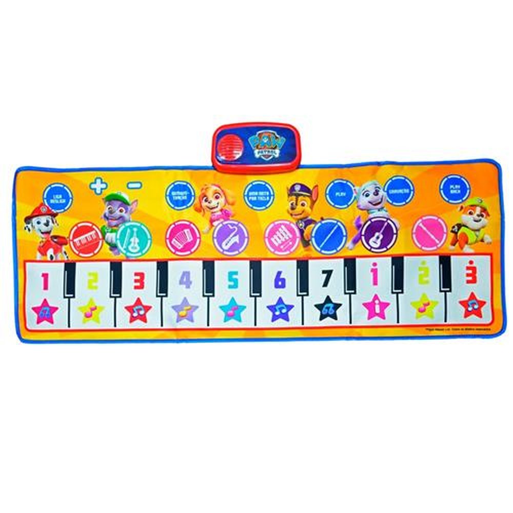 Instrumento Musical Tapete Piano de Paw Patrol