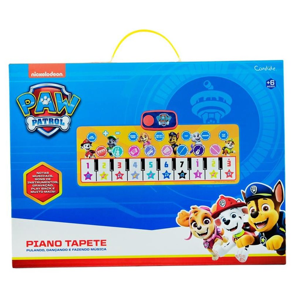 Instrumento Musical Tapete Piano de Paw Patrol