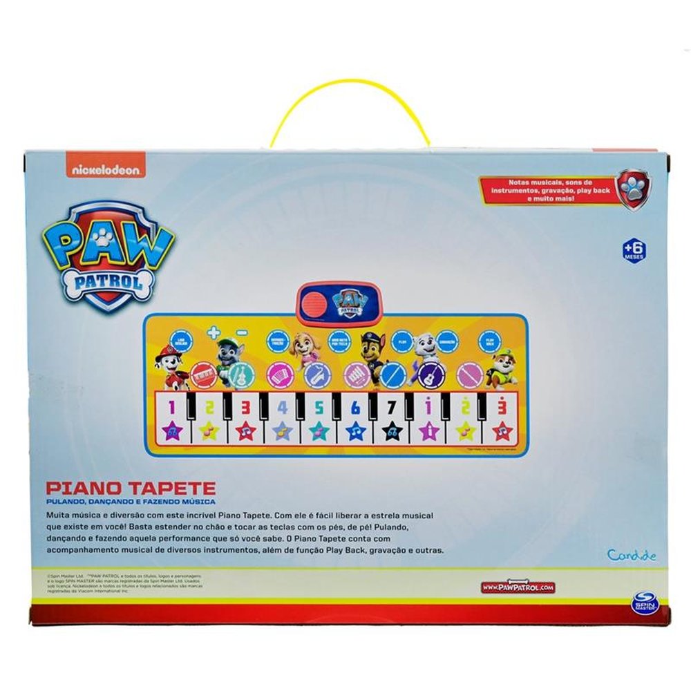 Instrumento Musical Tapete Piano de Paw Patrol