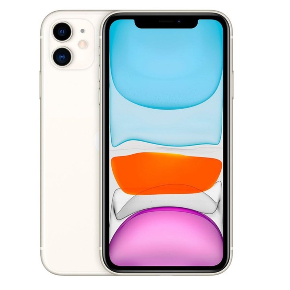 iPhone 11 Apple (128GB) Branco Tela 6,1" Câmera 12MP iOS