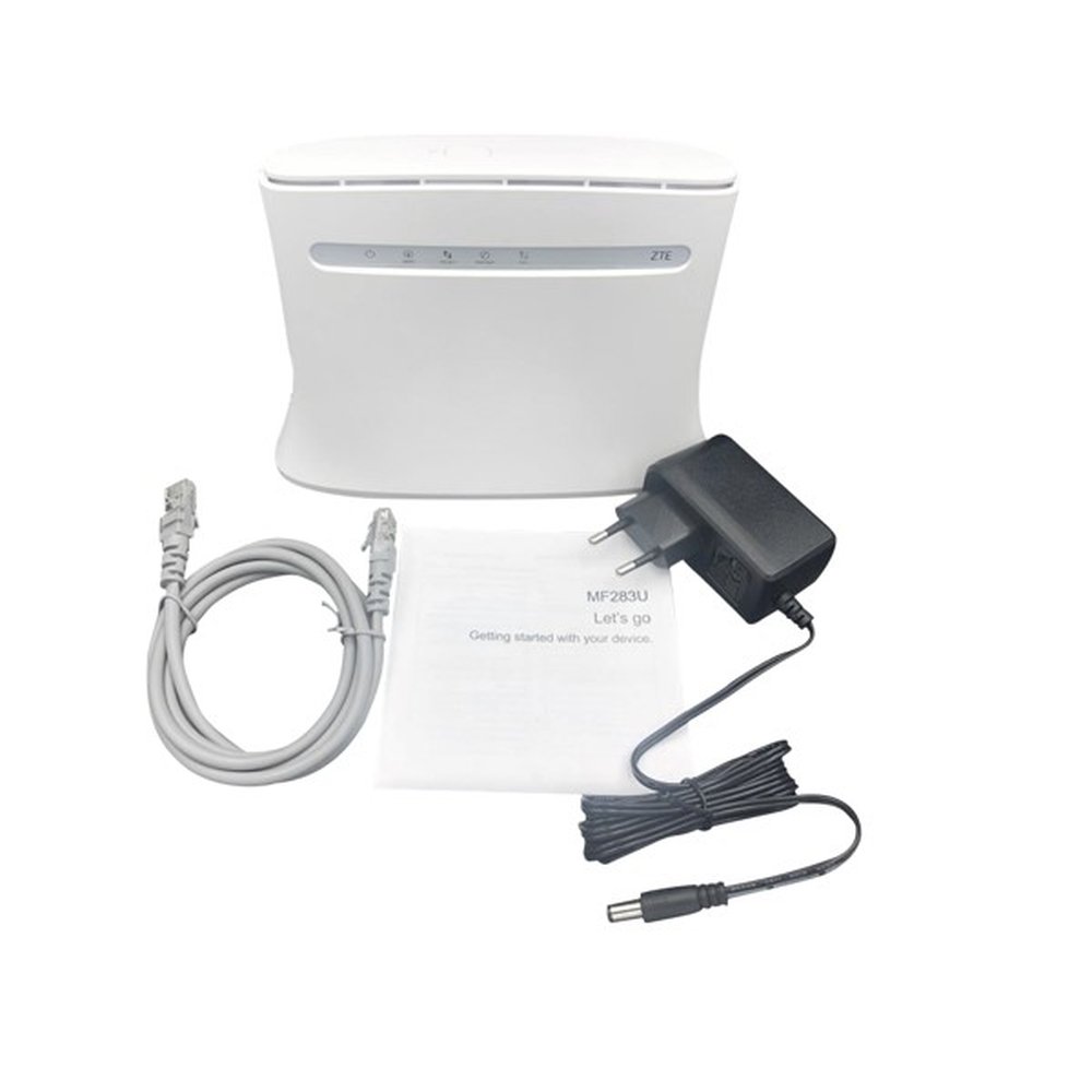 Modem Roteador WiFi Zte MF283U Branco 4G Open