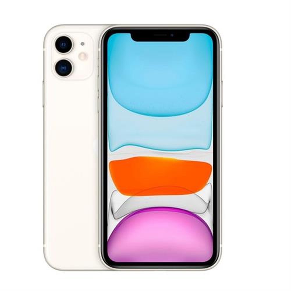 Apple iPhone 11 64GB branco, Tela de 6,1¿, Câmera Dupla de 12MP, iOS - Branco