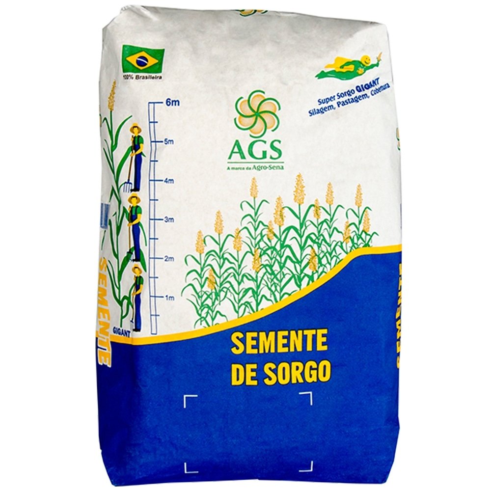Sementes Super Sorgo Agro-Sena Forrageiro Gigant 6kg