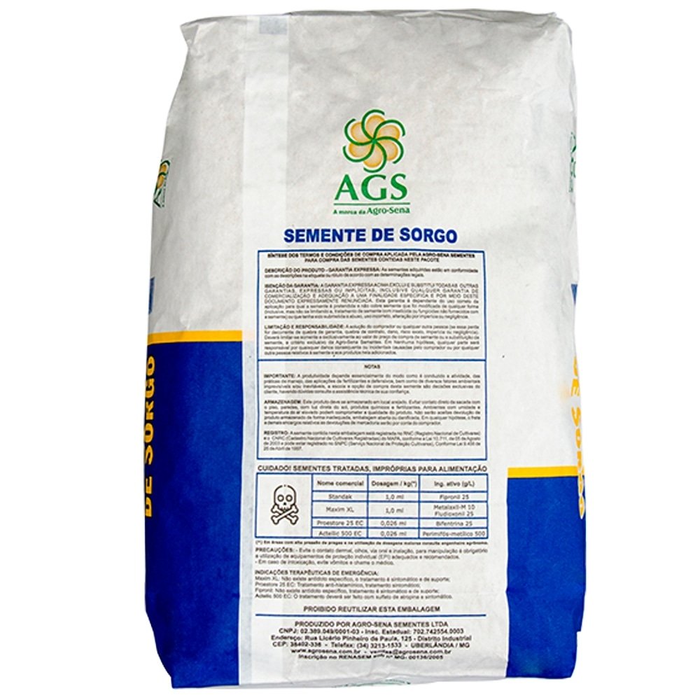 Sementes Super Sorgo Agro-Sena Forrageiro Gigant 6kg