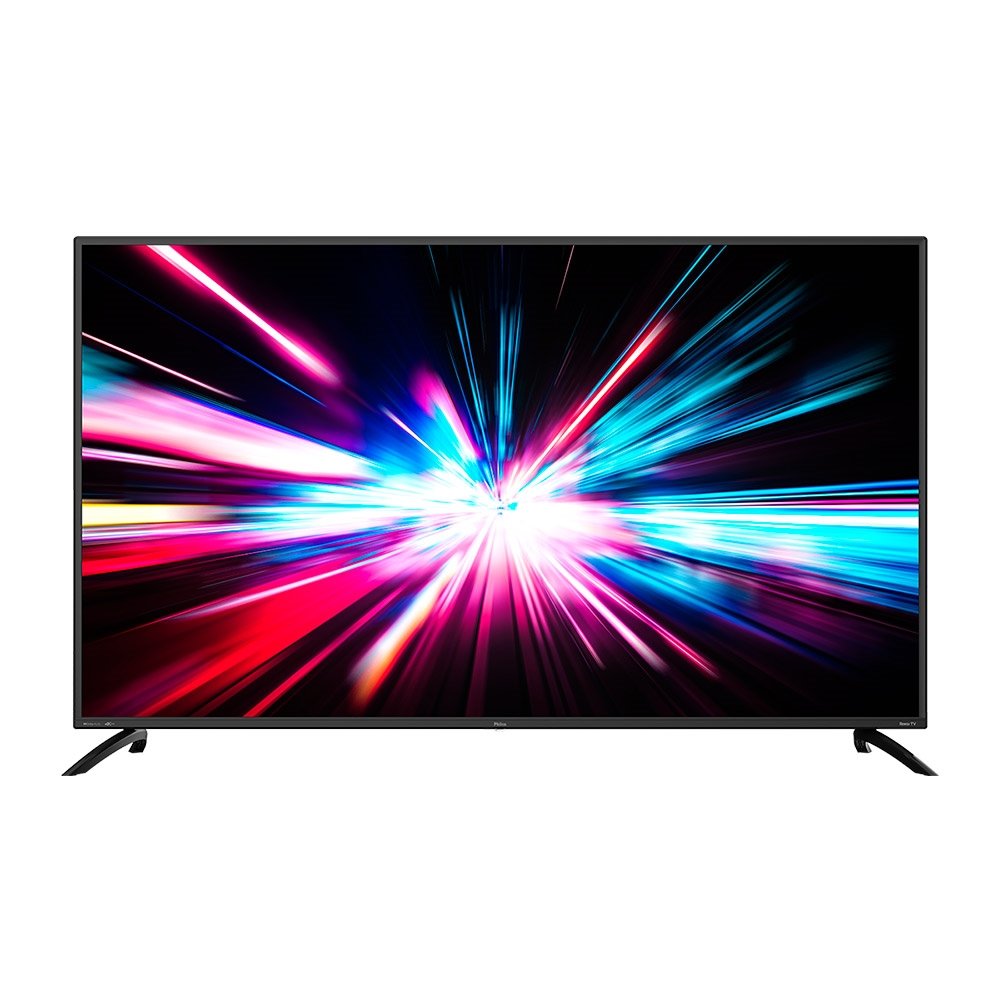 Smart TV LED 55" Philco PTV55G52R2C Roku, Dolby, 4K UHD HDR10, Wi-Fi, 4 HDMI, 2 USB, Netflix, 60Hz