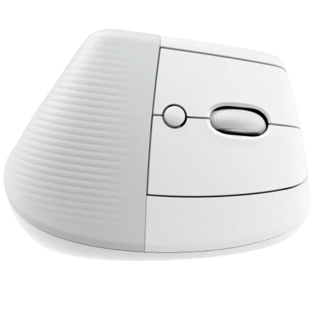Mouse Sem Fio Logitech Bluetooth USB Logi Bolt Vertical Lift Branco