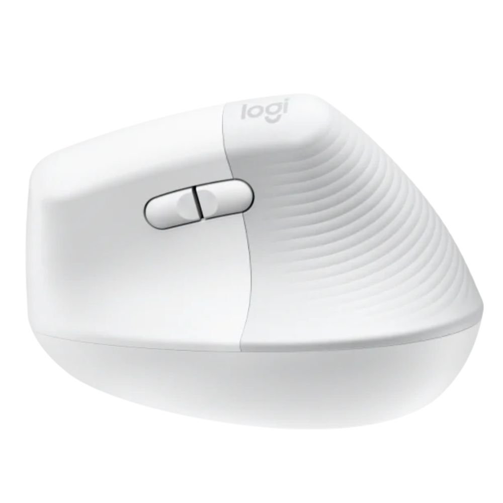 Mouse Sem Fio Logitech Bluetooth USB Logi Bolt Vertical Lift Branco
