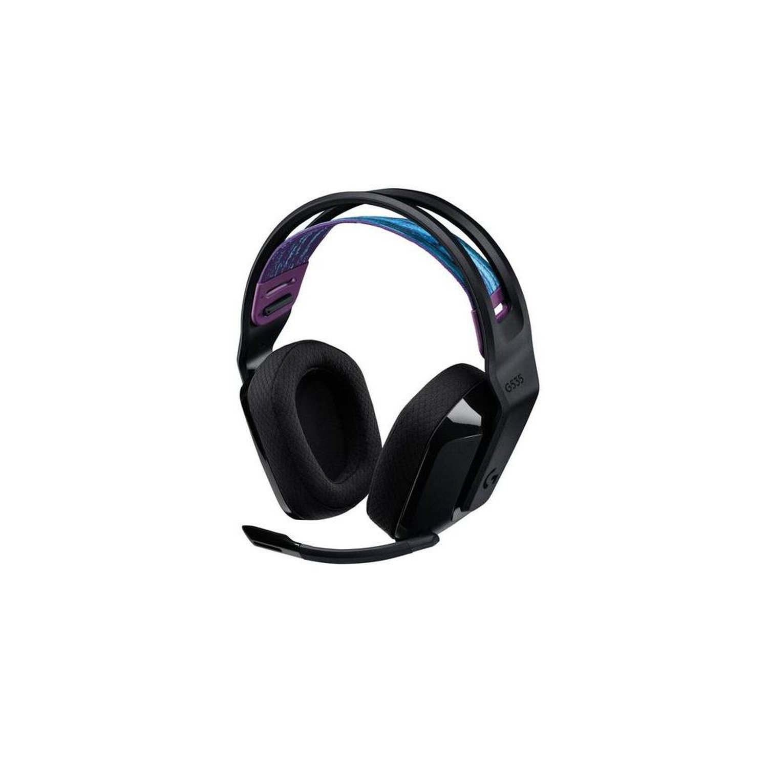 Headset Gamer Sem Fio Logitech G535, USB Lightspeed, Microfone flip-to-mute, PC, PS4, PS5, Drivers 40mm, Preto - 981-000971.