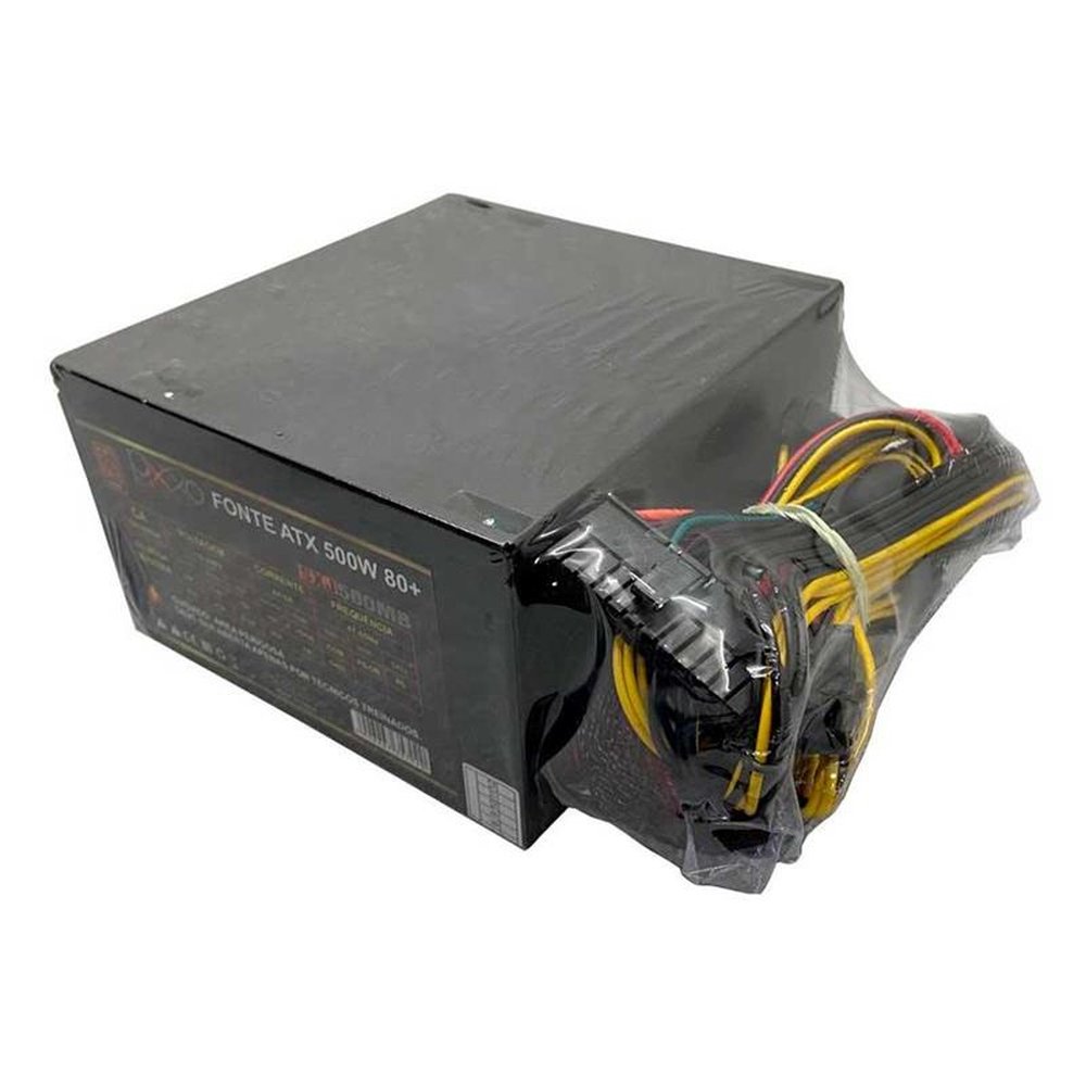 Fonte De Alimentacao Pixxo Atx 500w 80plus Bronze C/ Cabo - Sxj500mb