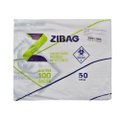 Saco Branco Hospitalar 50lts Ecologico Azeplast 100 Unidades