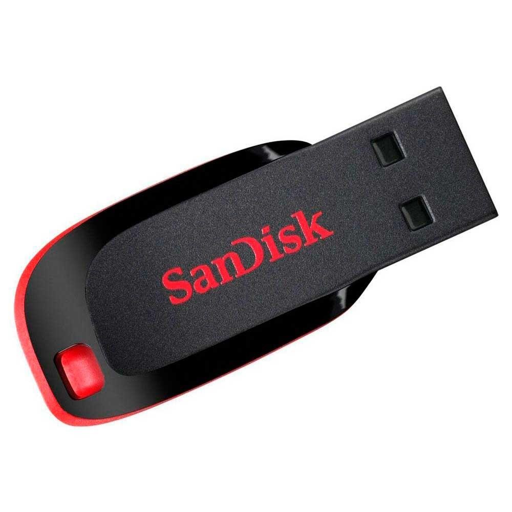 Pen Drive Sandisk Cruzer Blade Sdcz50 128gb Preto - Sdcz50-128g-b35