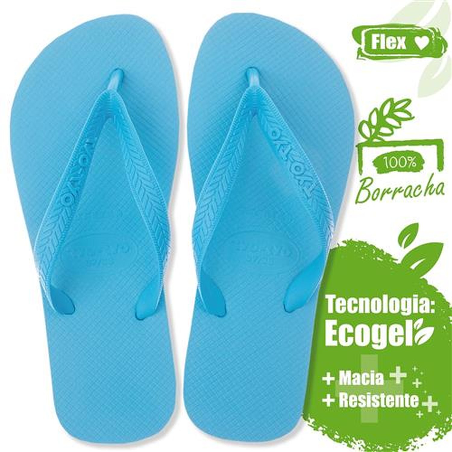 Sandália Tyo-Tyo Flex Adulto Azul 35/36