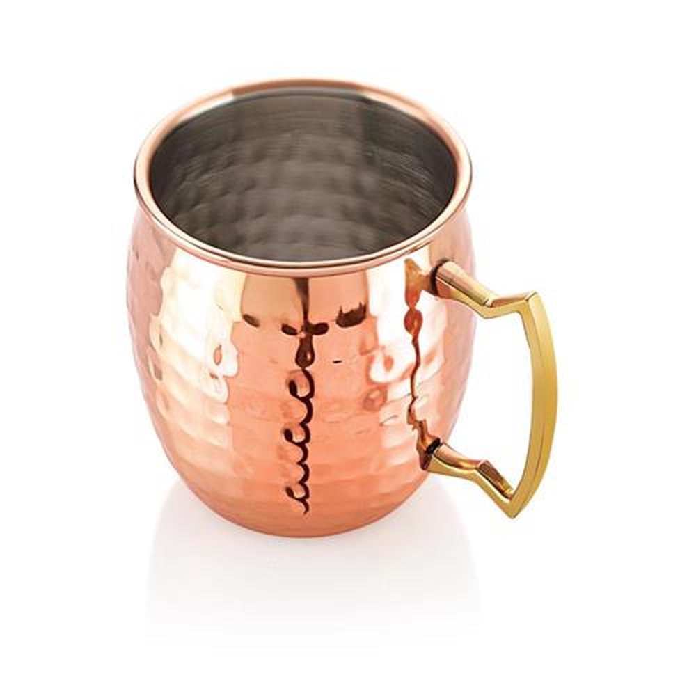 Caneca Moscow Mule Cobre Martelada 530ml