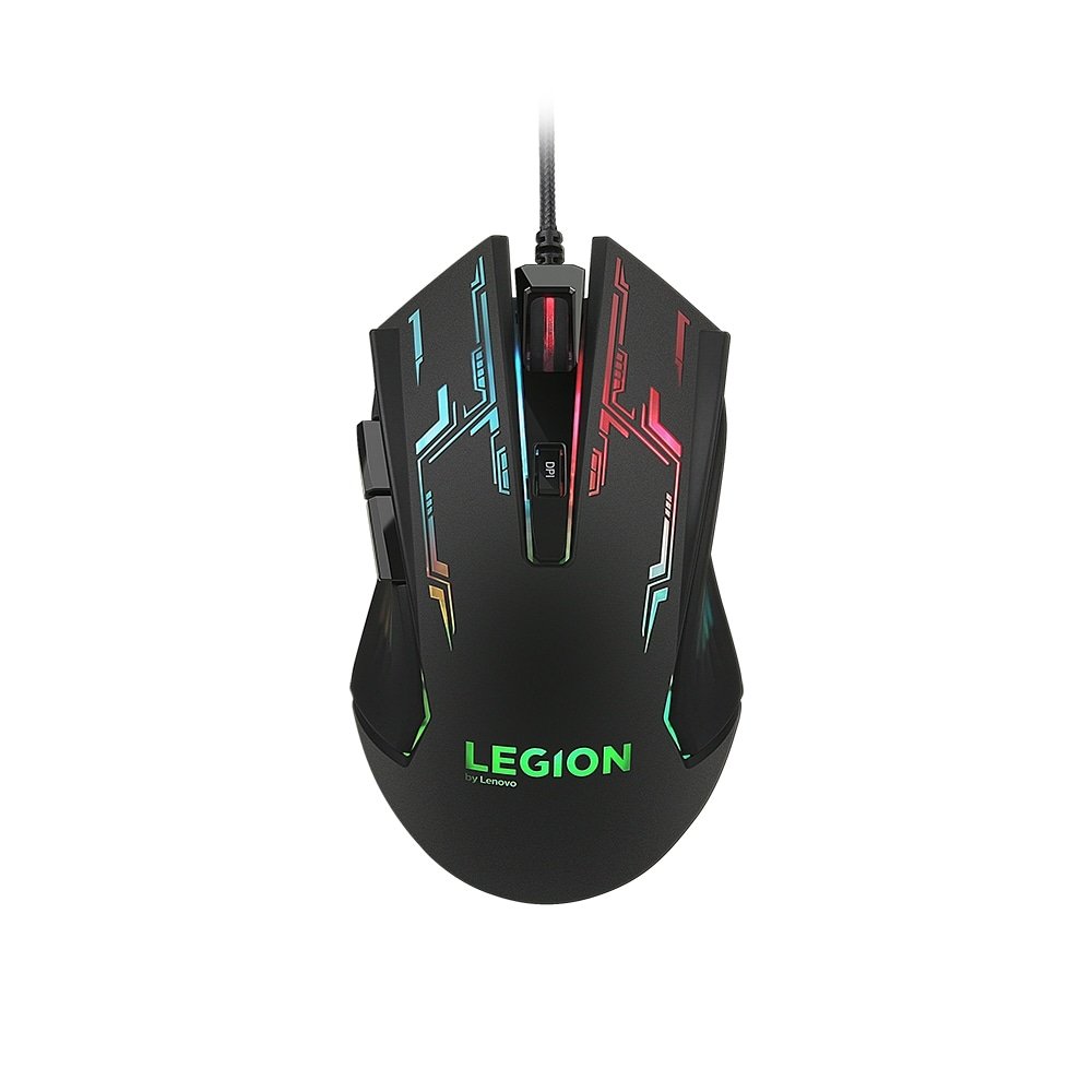 Mouse Gamer Lenovo Legion M200 RGB, Preto