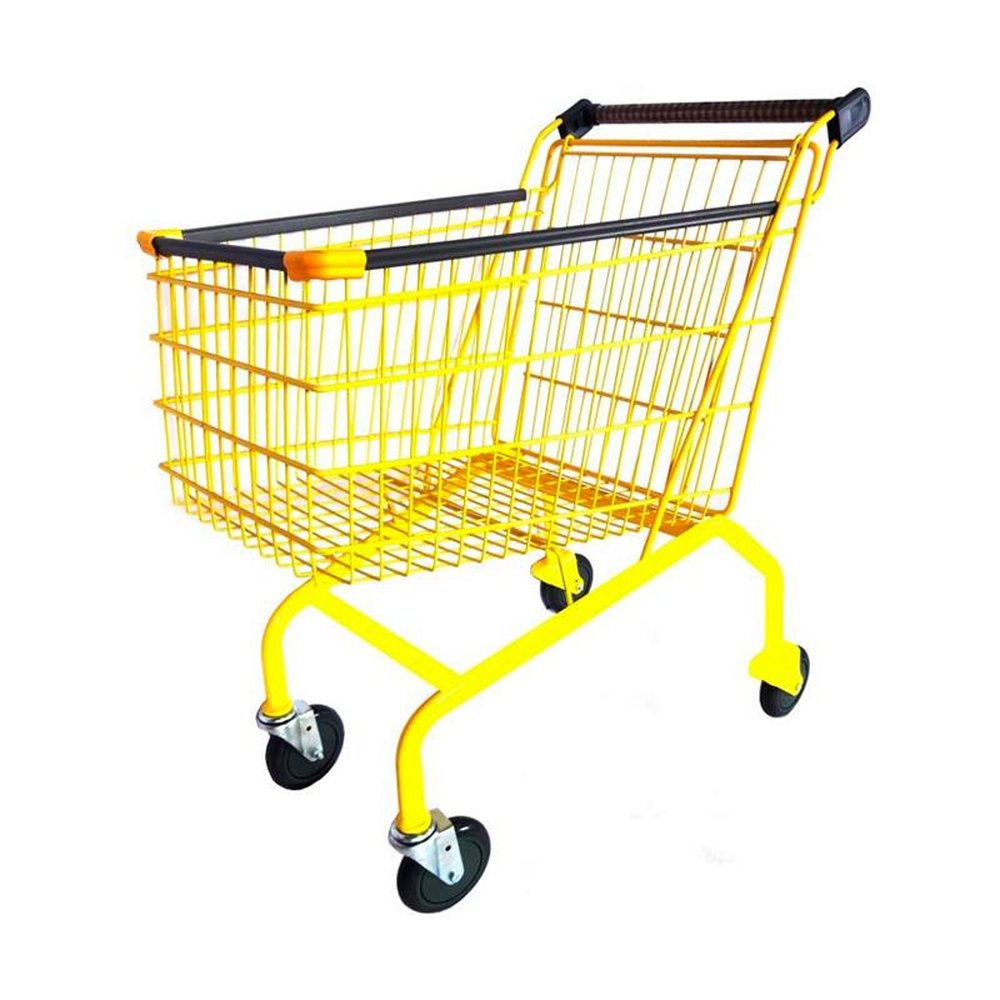 Carrinho de Supermercado 160 Litros Galvanizado