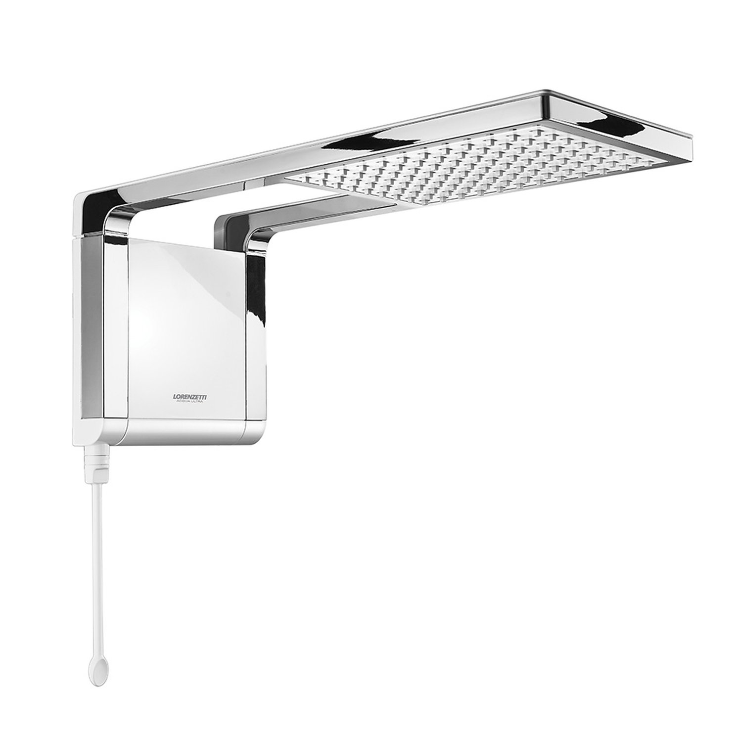 Chuveiro Lorenzetti Acqua Storm Branco/Cromado 7800W, 220V