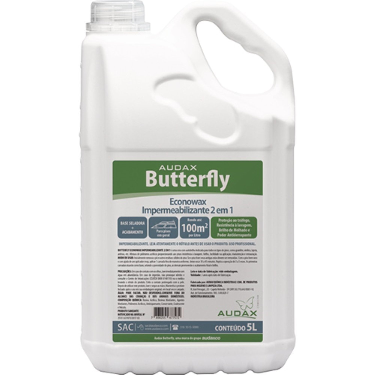 Cera Autobrilho Econowax 2Em1 Audax 5Lt