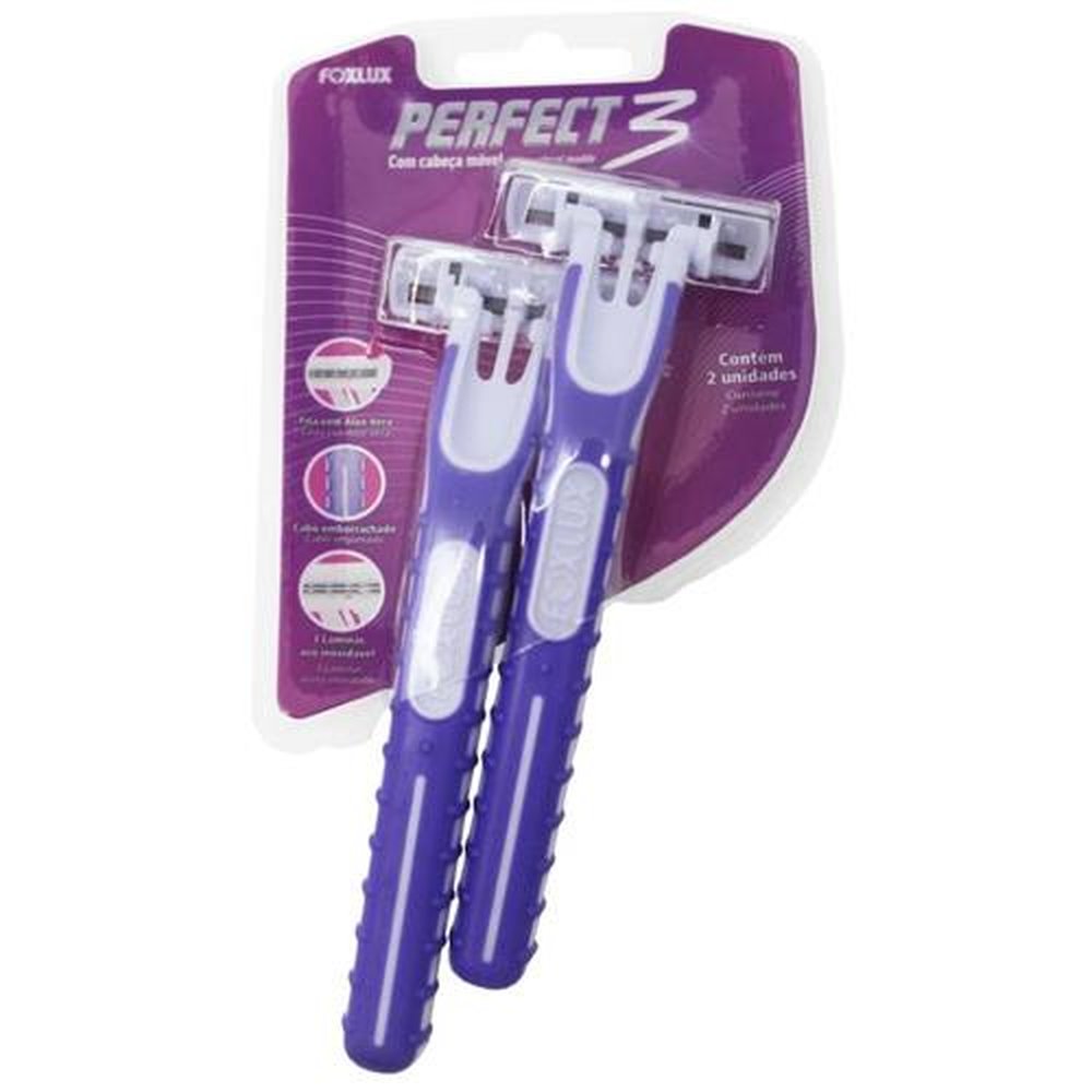 barbeador fx perfect feminino blister c2 unidades