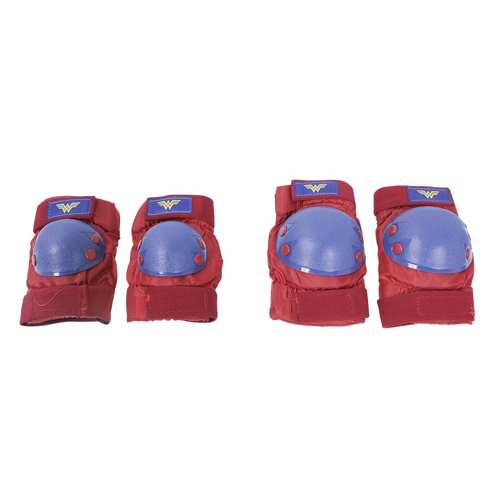 Kit de Proteção Mulher Maravilha Tamanho G Vermelho Bel