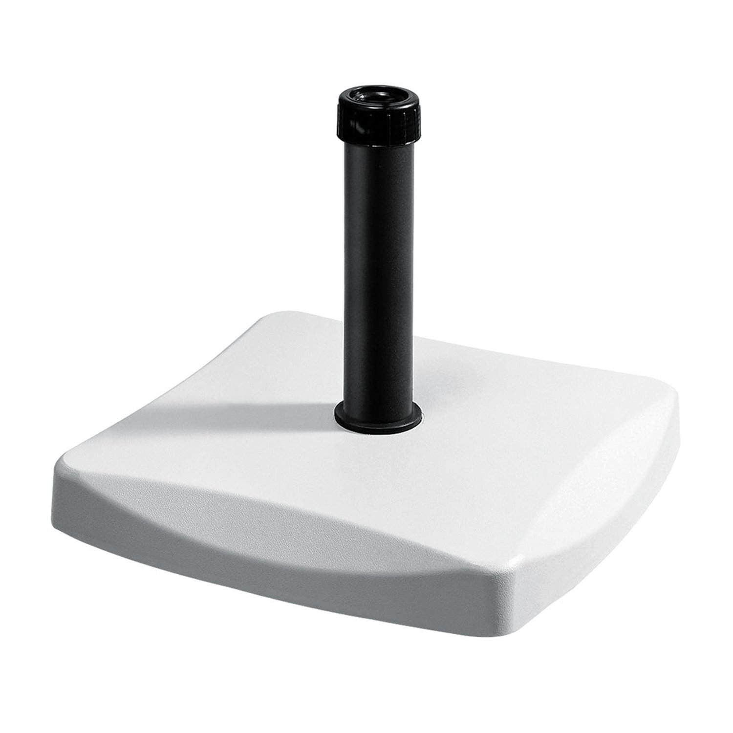 Base Para Ombrellone Quadrada De Concreto 25 Kg Branca Bel