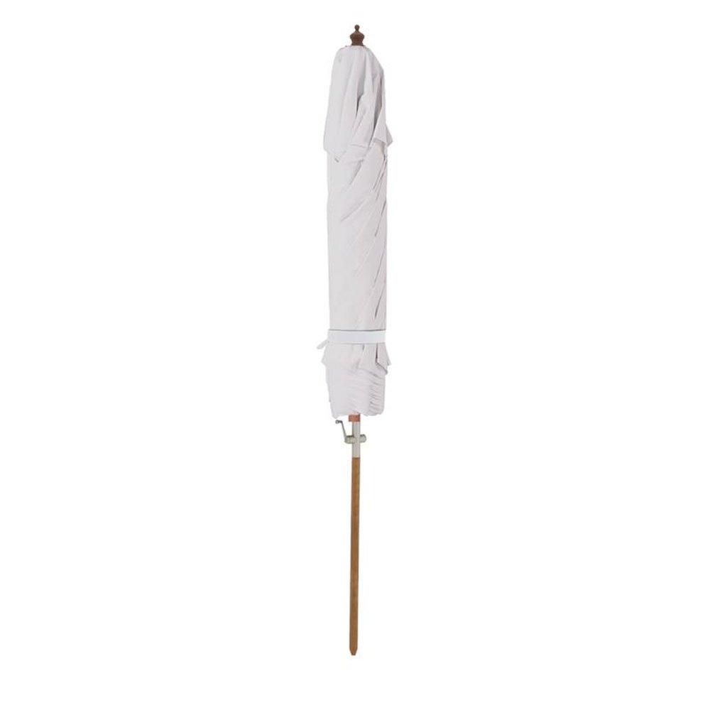 Ombrellone Embaú Bagum Madeira Com Manivela 2,70M Branco Bel