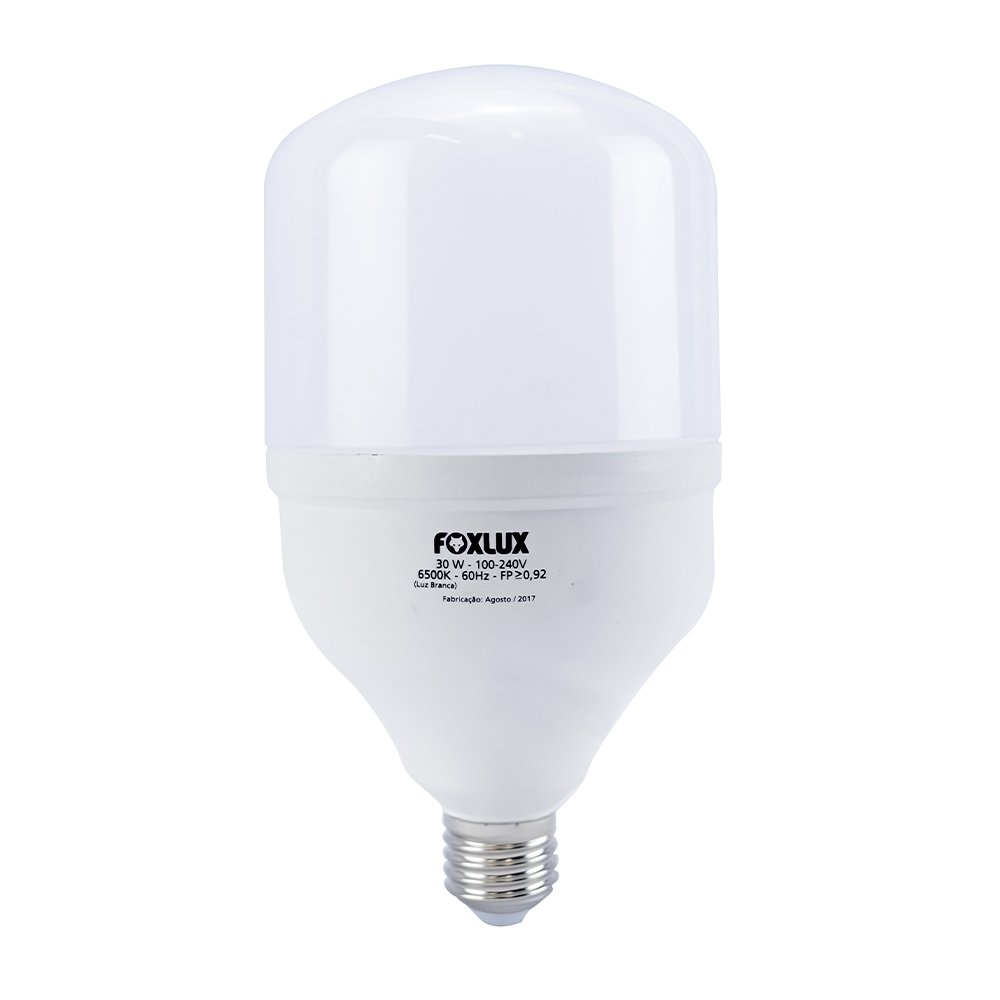 Lâmpada Led Foxlux Alta Potência 30W 6,5K E27