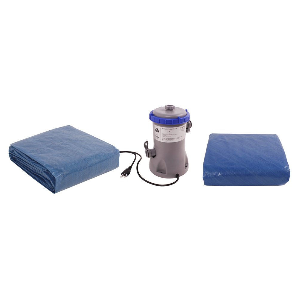 Piscina Inflável 11000 Litros 110 Volts + Kit Completo Bel
