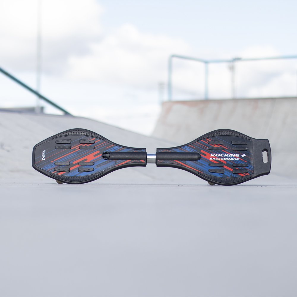 Rocking Skate - 2 rodas que giram 360º - Azul Bel