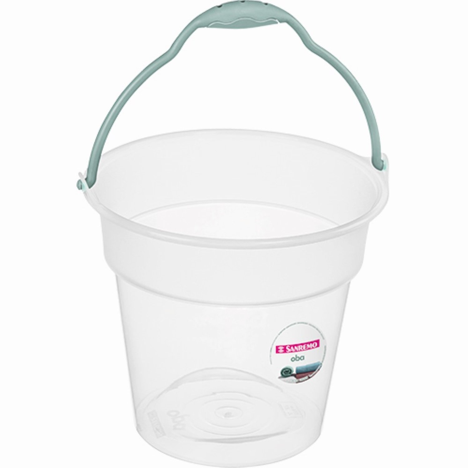 Balde Plastico Transparente 8L Sanremo Referencia 610.