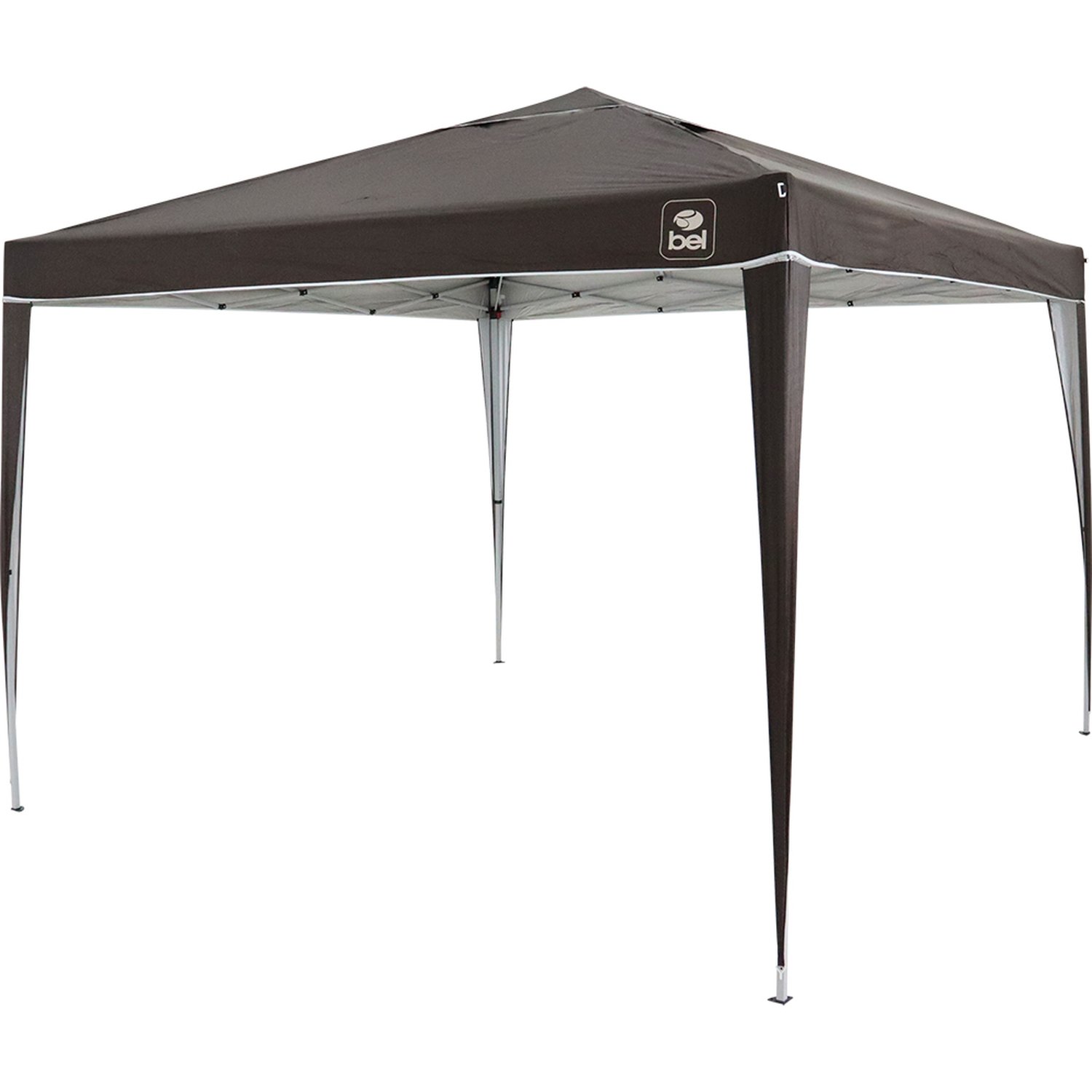 Tenda Gazebo Dobrável 3 M X 3 M Poliéster Marrom Bel