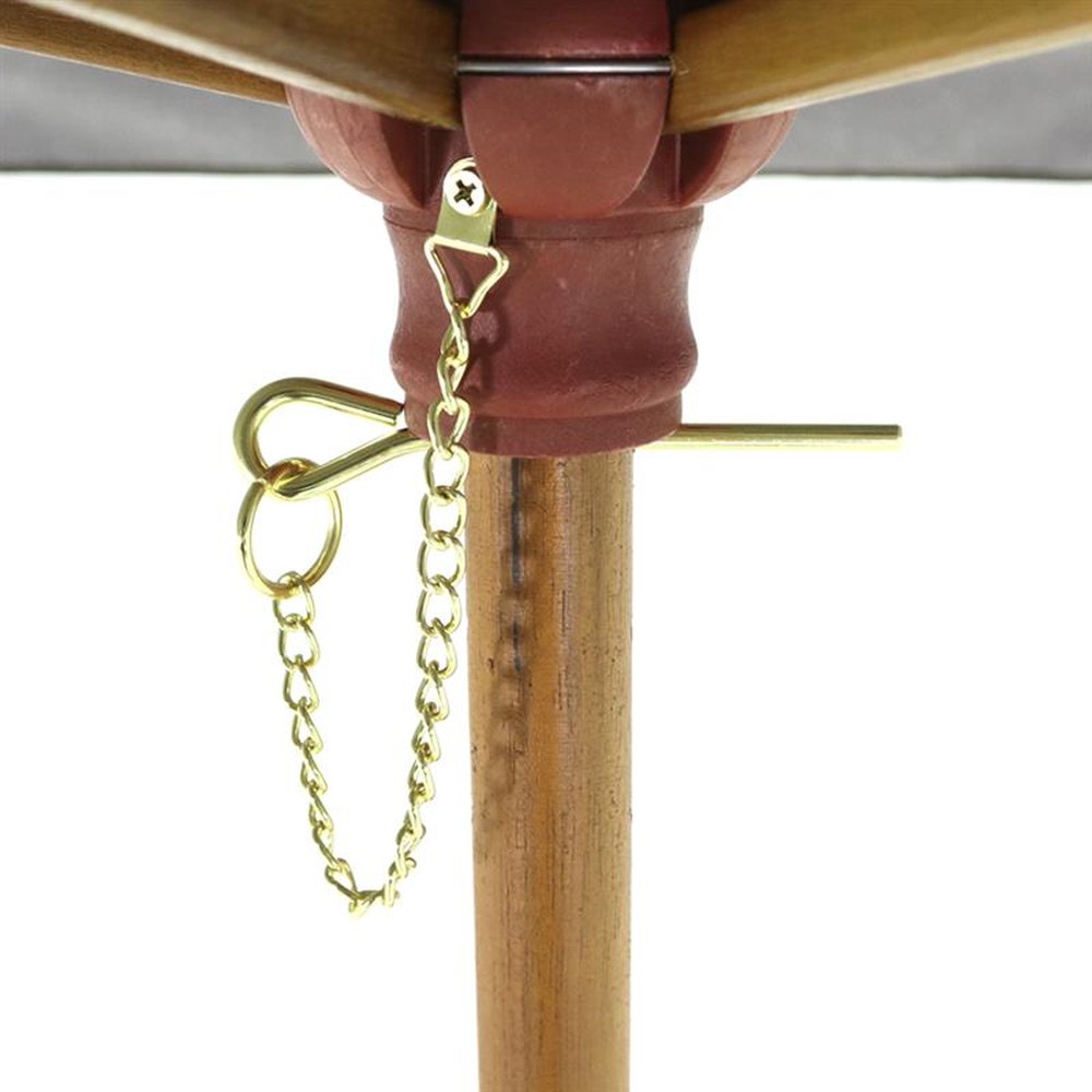 Ombrellone Sardenha Premium Quadrado Bagum Madeira 2,05M X 2,05M Branco Bel