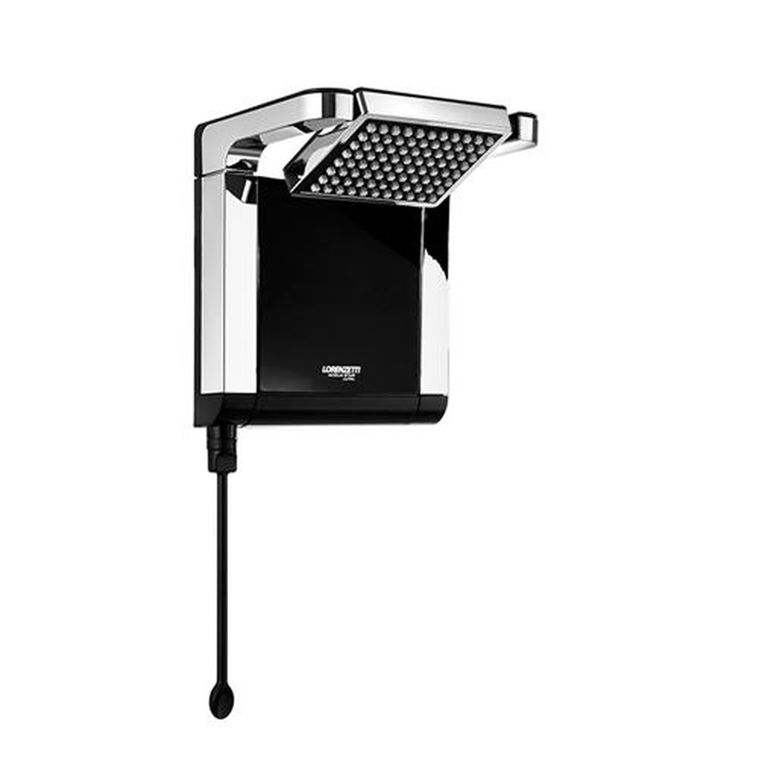 Ducha Acqua Star Ultra 127V 5500W Black/Cromado Lorenzetti